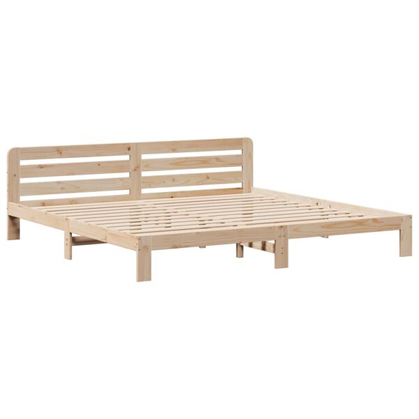 vidaXL Letto senza Materasso 180x200 cm in Legno Massello di Pino