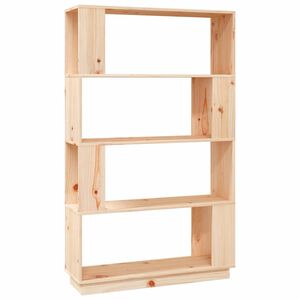 vidaXL Libreria/Divisorio 80x25x132 cm in Legno Massello di Pino