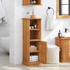 vidaXL Mobile da Bagno VIGO Marrone e Marrone Miele 37 x 34 x 110 cm
