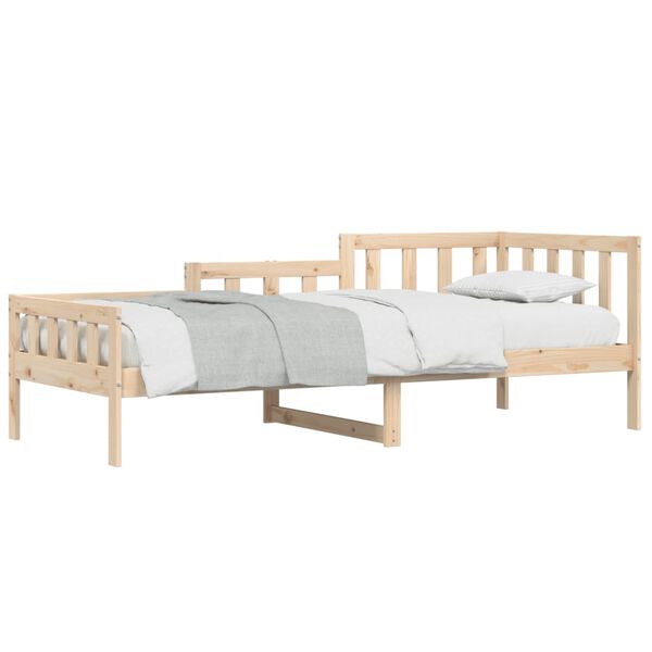 vidaXL Dormeuse senza Materasso 90x190 cm in Legno Massello di Pino