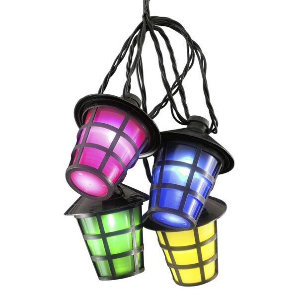 KONSTSMIDE Set Lanterne con 40 Lampadine Multicolori