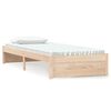 vidaXL Giroletto in Legno Massello 75x190 cm Small Single