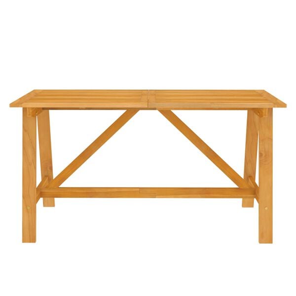 vidaXL Set Mobili da Pranzo per Giardino 7 pz Legno Massello di Acacia