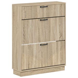 vidaXL Mobile per scarpe HOORN 78 x 24 x 100 cm Legno ingegnerizzato