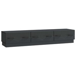 vidaXL Mobile TV Nero 147 x 34,5 x 27 cm Legno ingegnerizzato