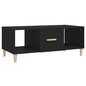 vidaXL Tavolino da Salotto Nero 102x50x40 cm in Legno Multistrato