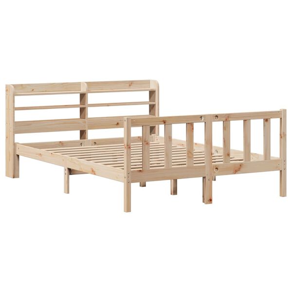 vidaXL Letto senza Materasso 140x200 cm in Legno Massello di Pino
