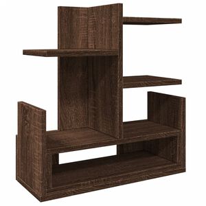 vidaXL Organizer Scrivania Rovere Marrone 49x20x52,5 cm Multistrato