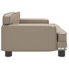 vidaXL Divano per Bambini Cappuccino 70x45x30 cm in Similpelle