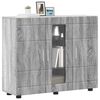 vidaXL Credenza Grigio sonoma 55,5 x 29 x 100 cm Legno multistrato