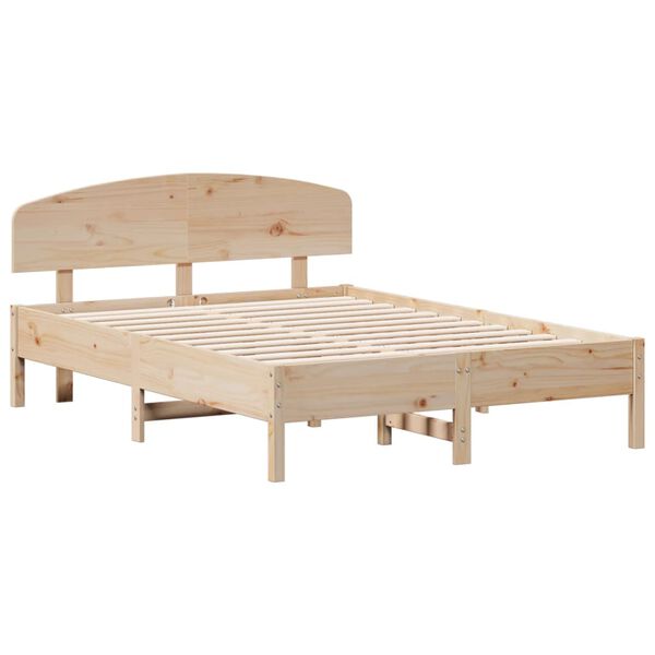 vidaXL Letto senza Materasso 135x190 cm in Legno Massello di Pino