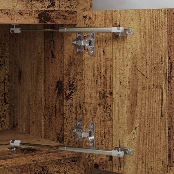 vidaXL Molla Gas Idraulica 2 pcs Argento 280 x 17 x 16 mm PP e Ferro