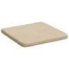 vidaXL Cuscini per Seduta 4 pcs Crema 40 x 40 x 3 cm
