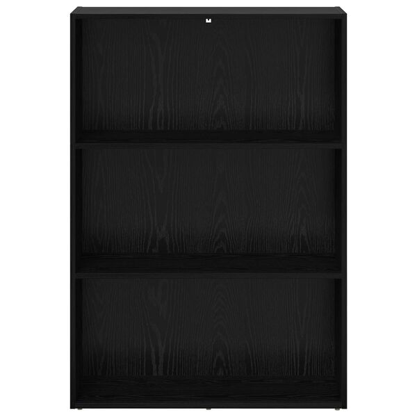 vidaXL Libreria Rovere Nero 60 x 30 x 76.5 cm Legno multistrato