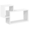 vidaXL Scaffale da parete A parete Bianco 55 x 15 x 35 cm