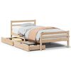 vidaXL Letto senza Materasso 90x200 cm in Legno Massello di Pino