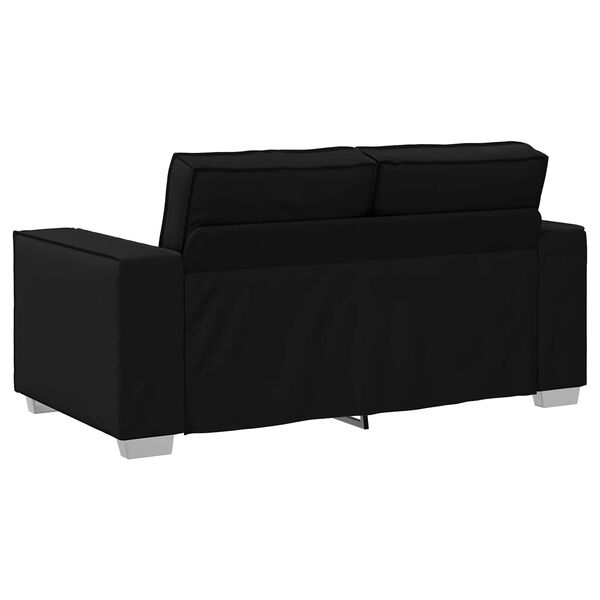 vidaXL Divano Nero 160 x 78 x 84 cm Tessuto