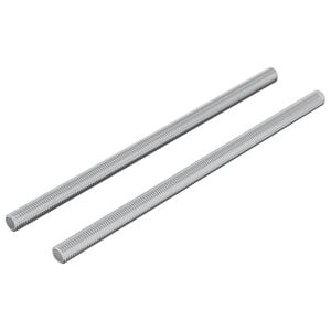 vidaXL Barre filettate 2 pcs Argento M6 x 120 mm Metallo