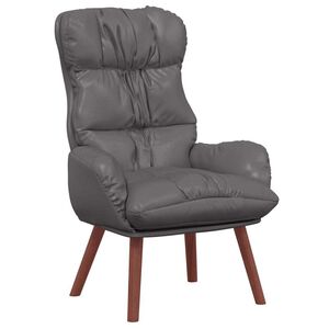 vidaXL poltrona Grigio 69 x 74 x 93 cm Pelle Artificiale