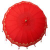 vidaXL Parasol Balinese Rosso 215 x 215 x 260 cm