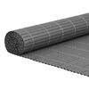 vidaXL Recinzione da Giardino Bifacciale Grigia 1,8x5 m in PVC