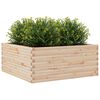 vidaXL Fioriera da Giardino 110x110x46 cm in Legno Massello di Pino