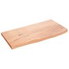 vidaXL Ripiano Muro Marrone Chiaro 60x30x2 cm Massello Rovere Trattato