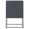 vidaXL Credenza Antracite 68,5x38,5x107 cm in Acciaio