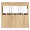 vidaXL Gabbia Cani da Arredamento Rovere Sonoma 55x75x65cm Multistrato