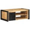 vidaXL Tavolino da Salotto 90x50x36 cm Legno Massello di Mango Grezzo