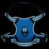 vidaXL Pettorina per Cani con Strisce Riflettenti Regolabile Blu S