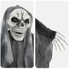 vidaXL Fantasma appeso di Halloween 3 pcs Nero 66 x 110 cm Poliestere