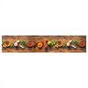 vidaXL Tappeto da Cucina Lavabile Spezie 60x300 cm Velluto