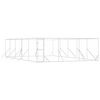 vidaXL Cuccia per Cani da Esterno Argento 6x10x2 m in Acciaio Zincato