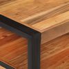 vidaXL Tavolino da Salotto 120x55x40 cm in Legno Massello di Acacia