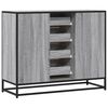 vidaXL Credenza Grigio Sonoma 92x35x76 cm in Legno Multistrato