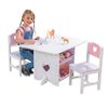 KidKraft Set Tavolo Heart con 2 Sedie
