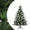 vidaXL Albero di Natale artificiale con palline 120 cm 150 LED