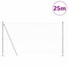 vidaXL Palo della recinzione Argento 25 x 1,2 m (rete da 13 mm)