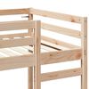 vidaXL Struttura per letto soppalco Naturale 90 x 190 cm Pino massello