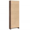 vidaXL Libreria Rovere Marrone 60x24x176 cm in Legno Multistrato