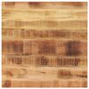 vidaXL Piano per Tavolo 70x70x2,5 cm Quadrato Legno di Mango Grezzo