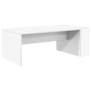 vidaXL Tavolino da salotto Bianco 95 x 50 x 34 cm Legno multistrato
