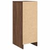 vidaXL Scarpiera Rovere Marrone 29,5x34x76 cm in Legno Multistrato