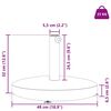 vidaXL Base per ombrellone Nero 48 x 48 x 32 cm