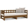 vidaXL Dormeuse Estraibile Ambra 2x(80x200) cm Legno Massello di Pino