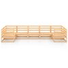 vidaXL Set Salotto da Giardino 7 pz in Legno Massello di Pino