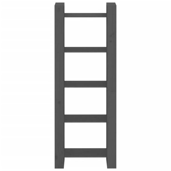 vidaXL Libreria/Divisorio Grigio 60x35x160 cm Legno Massello