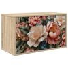 vidaXL Mobile TV da Parete BORNE 69 x 33 x 40 cm Rovere Sonoma