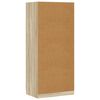 vidaXL Armadio Rovere Sonoma 80x52x180 cm in Legno Multistrato